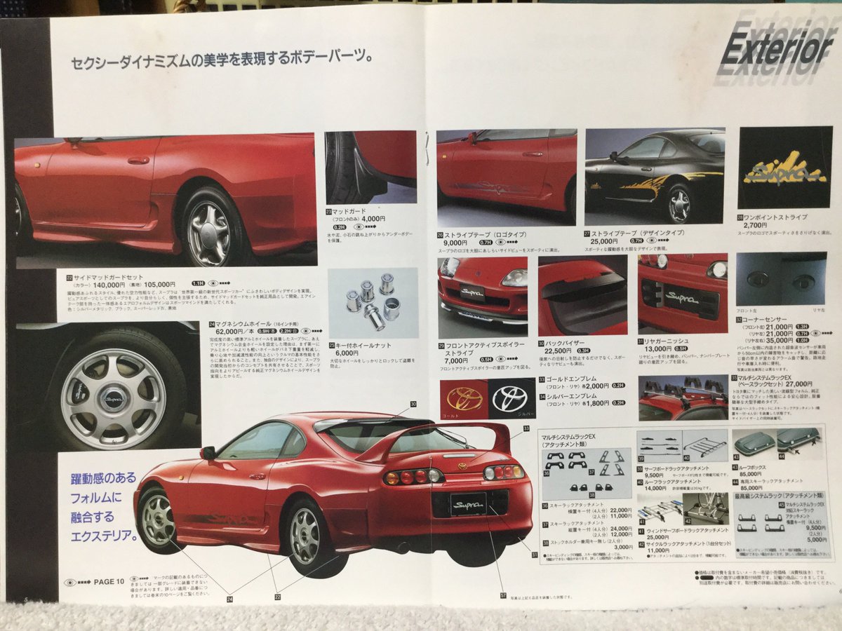 ◇◇◇スープラ 80 JZA80 純正パーツカタログ 97.12◇◇◇ ◇◇◇スープラ 80 JZA80 純正パーツカタログ 97.12◇◇◇