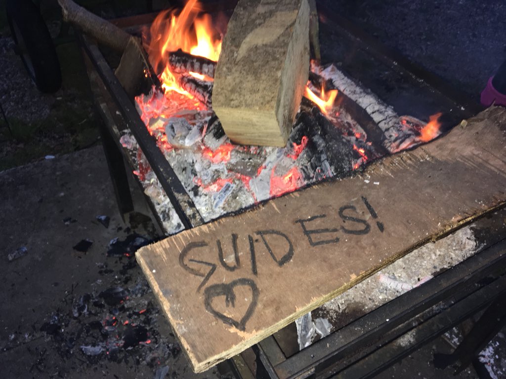 Den building, fire lighting and some unexpected snow! It can only be INTOPS! Good luck to all our girls attending!