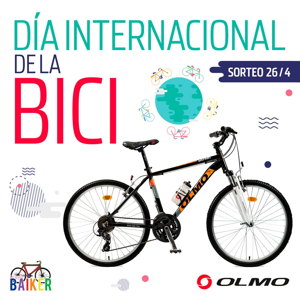 #SORTEO ¡Hoy es el Día de la Bicicleta, y para celebrarlo tenemos un regalo que te va a volar la peluca! Junto a nuestros amigos de <a href="/laguiabaiker/">La Guía BAiker</a> sorteamos esta hermosa Safari. Si querés participar entrá a olmobikes.com/diadelabici/ y dale RT para sumar chances!