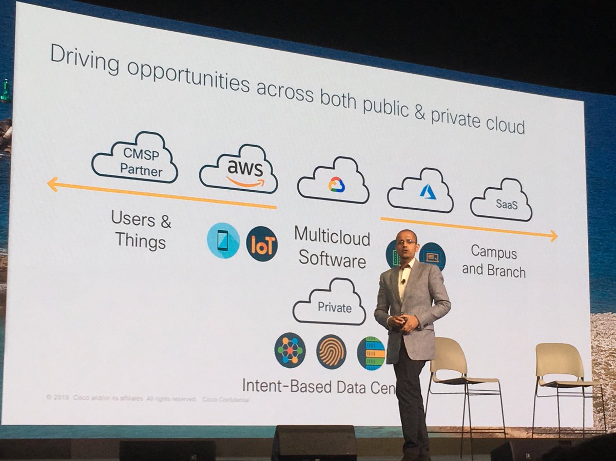 SusanMacCall's tweet photo. Cisco’s strategy is to be cloud agnostic @nsheth_ahimsa #ciscopcw https://t.co/yFOIceWYYW