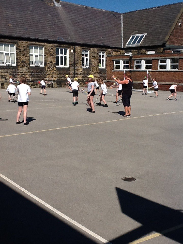 MundellaMonkeys's tweet photo. The monkeys are loving this sunshine! Tennis was great fun with Miss Barwell https://t.co/O3oVWucIdK