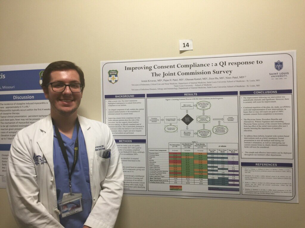 Ghassan kamel MD FCCP (@gkamelmd) on Twitter photo SLU GME research symposium! Our poster won best QI poster prize. <a href="/gammackj/">Julie Gammack</a> <a href="/ArminK0404/">Armin Krvavac</a> <a href="/slusom/">SLU Medicine</a> congratulations to all the other winners! <a href="/mwschoen/">Martin Schoen MD MPH</a> SLU GME research symposium! Our poster won best QI poster prize. <a href="/gammackj/">Julie Gammack</a> <a href="/ArminK0404/">Armin Krvavac</a> <a href="/slusom/">SLU Medicine</a> congratulations to all the other winners! <a href="/mwschoen/">Martin Schoen MD MPH</a>