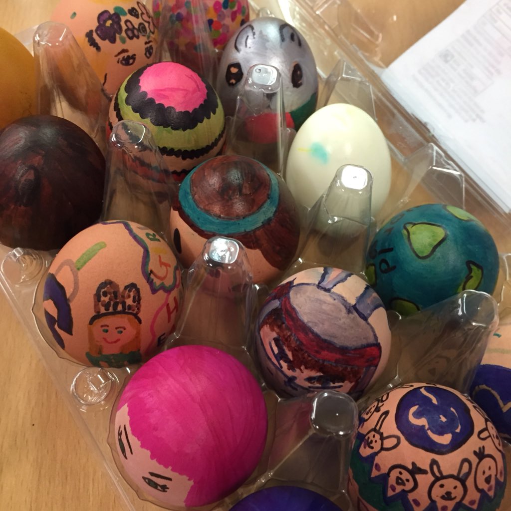 secretguiders's tweet photo. Some fantastic Egg creations before we broke up for Easter! (Think that’s us all caught up) #springterm https://t.co/PGirKucVgC