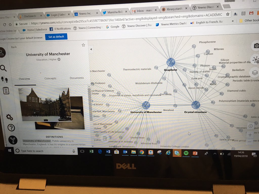 h_j_dobson's tweet photo. Learning about Yewno (have you seen this cool concept search tool @sbracegirdle @simonjbains) #deff18 @DoYewno https://t.co/vctHB0770A