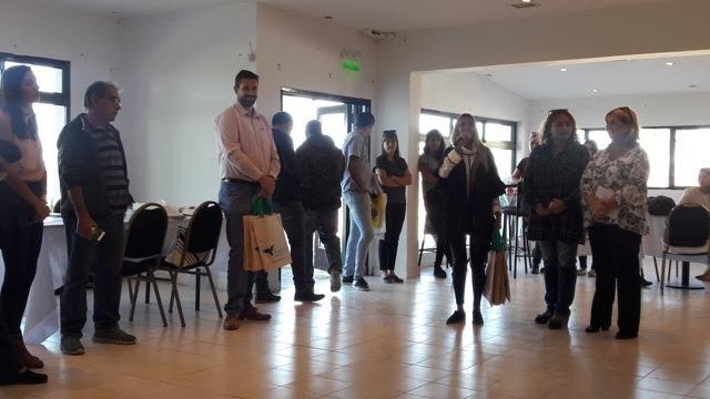 FAEVYT's tweet photo. Se realizó el #Workshop sobre Operadores Emisivos en #PenínsulaValdés, organizado por #AAVYTPV, con la presencia de @mulerias, Ministro de Turismo de Chubut; @marielablanco10, representante de @madryntravel y Leonardo Gaffet, Director de #EntreturTrelew. Gran convocatoria!! https://t.co/1TdXFkOD9X