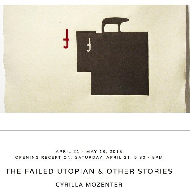Opening this weekend: "The Failed Utopian &amp; Other Stories" by Cyrilla Mozenter - an installation of two and three dimensional pieces of hand-stitched industrial felt and paper works that tell deceptively simple stories in a language all their own fivemyles.org/cyrilla-mozent…