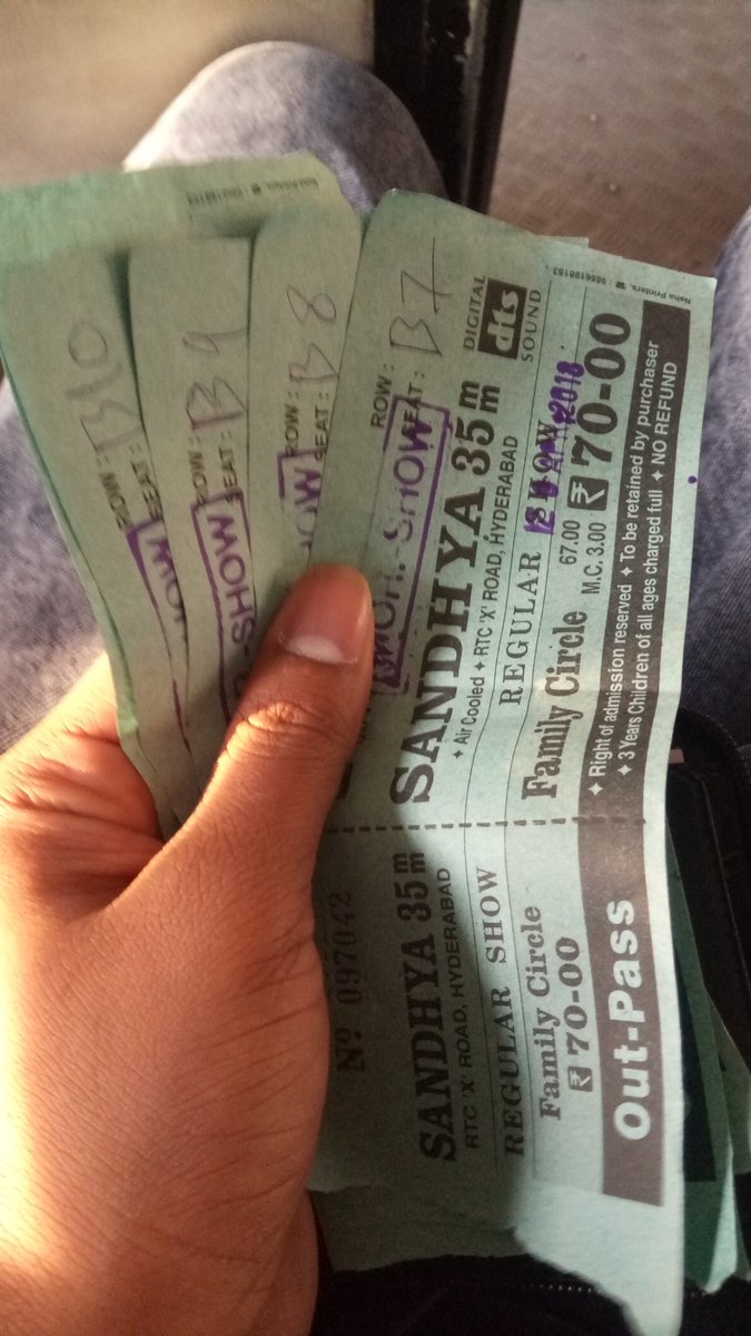 NMF_212's tweet photo. I picked tickets 🎟 from rtc x roads #sandya35mm watching with @urstrulymahesh all the best to #BharatAneNenu team from #megafans   #PkFansSupportBAN https://t.co/OxJn838jhr
