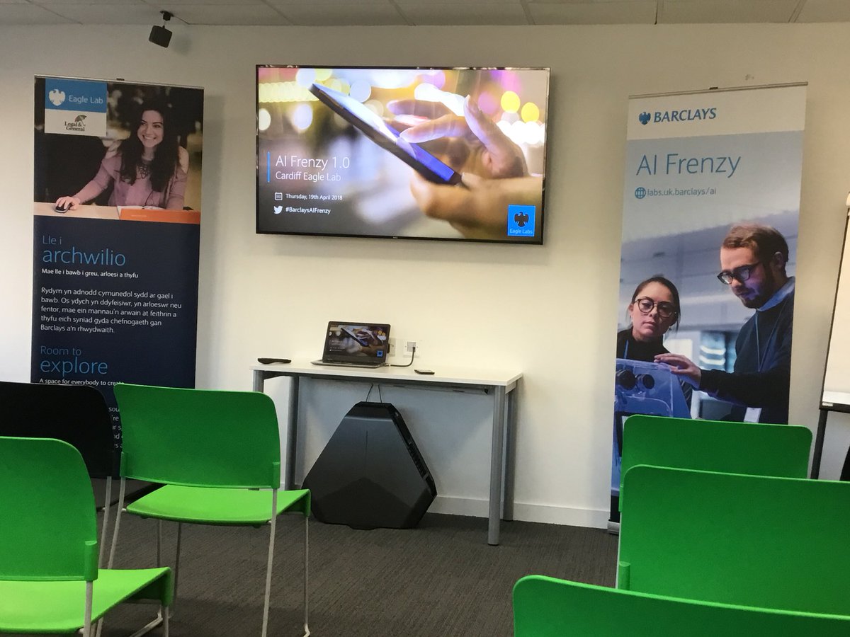 Who needs a beer garden when the lab is hosting #AIFrenzy tonight! 🌞🍻🍕

<a href="/IBM/">IBM</a> <a href="/ai_wales/">AI Wales</a> #AI #WarmestDayOfTheYear