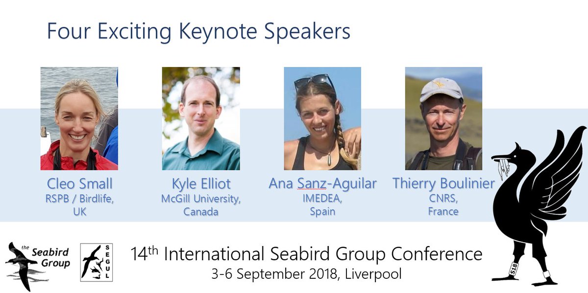 SEG_UL's tweet photo. 2/4 #WSTC4 #ToolsTech โ Weโre excited to be hosting 4 fantastic keynote speakers and look forward to hearing about their work on seabird ecology, physiology and conservation.
Read their abstracts and biographies here: https://t.co/OVKxFLPYLd. https://t.co/NCHZyCc0oC