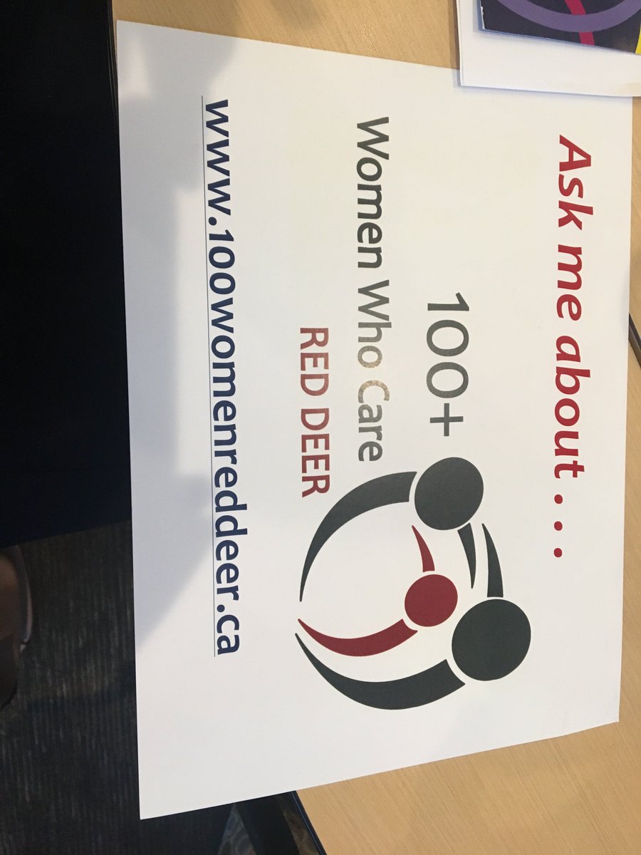Helpfordementia's tweet photo. Thank-you to @100WomenWhoCareRedDeer for the amazing opportunity to be nominated.  Thank-you Rosemary Congdon for the nomination - looking forward to the next meeting! #ilivewithdementia #ASANT Cafe #endstigma https://t.co/ry42nXsMHm