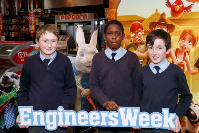 IrishWater's tweet photo. Castlebar students learn about the Story of Water @MayoMovieWorld for Engineers Week 2018. See https://t.co/oQNkZZVHPO for more. #Irishwater #engweek18 #STEM https://t.co/2wfNfYshif