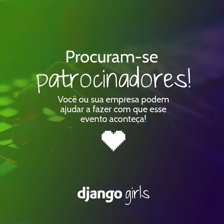 dgcanoas's tweet image. ✴️O Django Girls Canoas está em busca de patrocinadores!✴️

Se você, sua empresa ou alguém que conhece deseja contribuir com o evento, por favor, nos mande um email para canoas@djangogirls.org

Que tal ajudar a fazer o evento acontecer? Entre em contato e saiba como ajudar :)