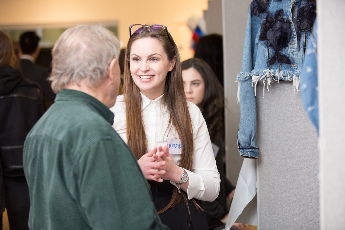 Martina Ivkovic, BA Business Management (Entrepreneurship) student demonstrating Foam of the Days at <a href="/uw_wbs/">Westminster Business School</a> 👏🏼