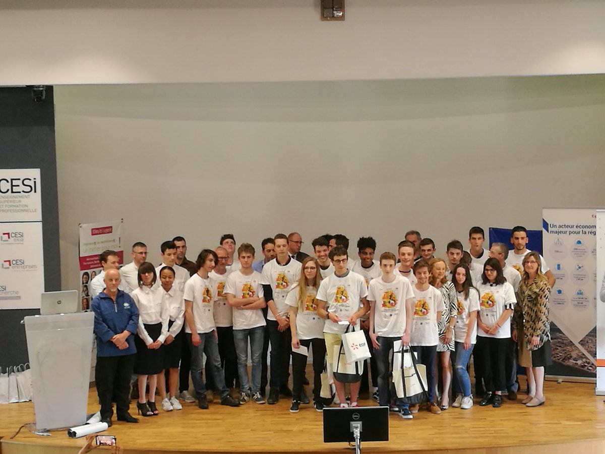 cesi_officiel's tweet photo. Clôture de la finale académique des #OlympiadesSI. Merci et bravo à tous les participants et partenaires. @Cesi_Rouen @ESIGELEC @NAE @exxonmobil @EDFPenly @osiRouen https://t.co/3GIdEmPVay
