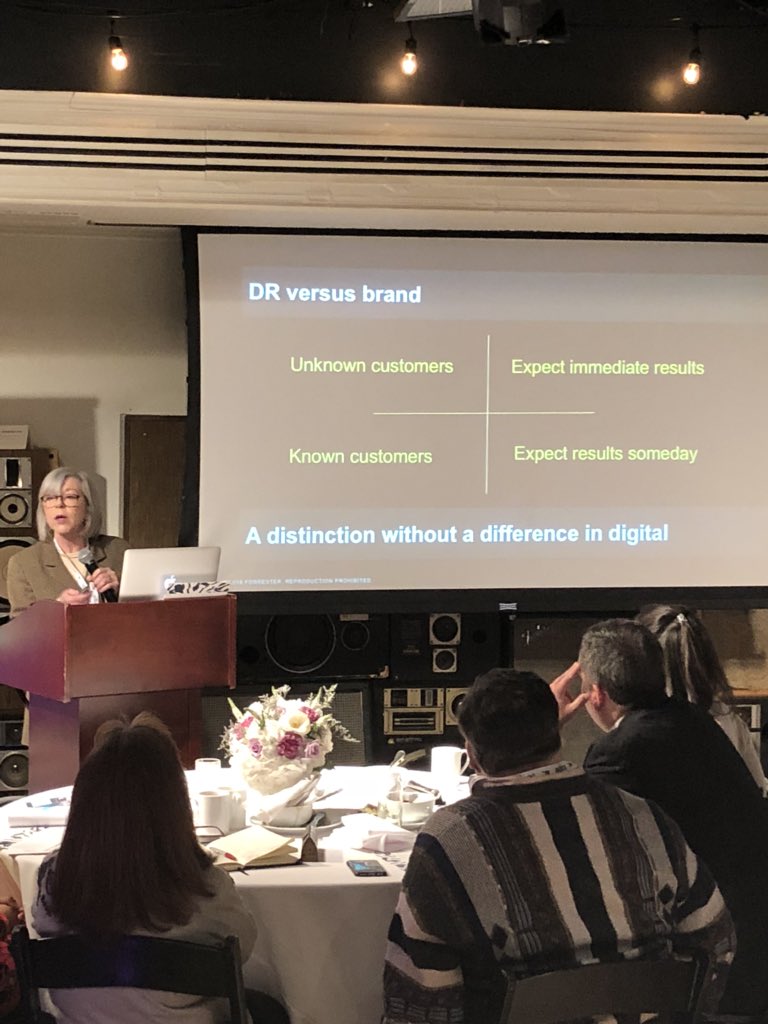 AaronGoldman's tweet photo. “There is no funnel. Social blew it up.” Susan Biden @forrester #modernmicroscope https://t.co/4s0HuWBFaz