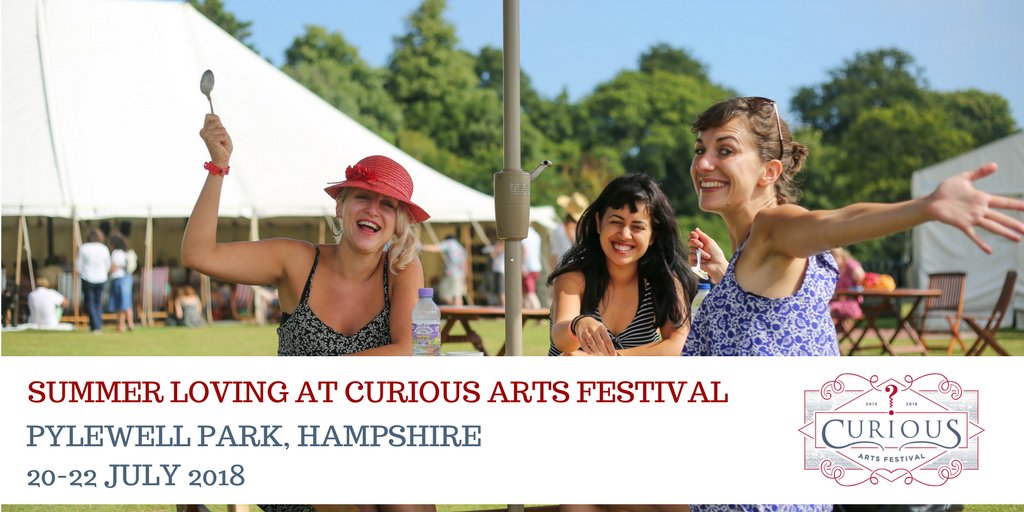 CuriousArtsFest's tweet photo. Summer here we come! Listed at one of the top 5 boutique festivals in the UK by @Tatlermagazine, #Curious takes place in the glorious grounds of #PylewellPark #Hampshire and offers a cornucopia or #art #music #Literature #comedy and exquisite experiences. https://t.co/bPxkw2Uf3P https://t.co/iGsiQi3xjy