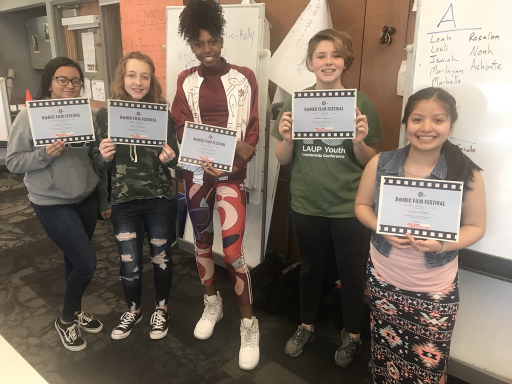 Harrell107's tweet image. 8th Grade Film Festival HECademy Award winners 2018 #newshec #smallstories #personalnarratives