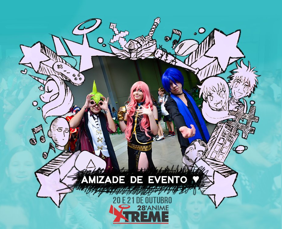 _Animextreme's tweet photo. MARQUE AQUI OS AMIGOS OU CRUSH ( ͡° ͜ʖ ͡°) QUE VOCÊ CONHECEU NO EVENTO! 👫👬👭👨👩👧👦👩❤️👨👨❤️👨
O #Animextreme acontecerá nos dias 20 e 21 de Outubro no Centro de Eventos FIERGS em Porto Alegre/RS. ♥
#OutubroVaiTer #VemProAX #MelhorEvento #AmamosVocês https://t.co/HUCYLhLACj