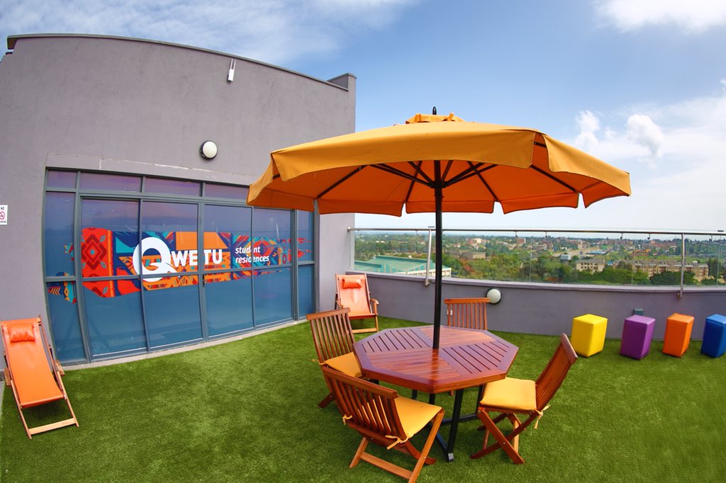 mwendelynne's tweet photo. Have you seen this space? It’s too cool for school yet we are all about student residences @QwetuLiving come enjoy #awesomeliving https://t.co/uX6l108scs