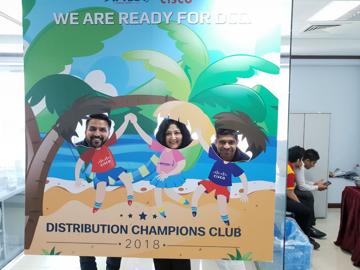 flyHigherME's tweet photo. Had a great day filled with Quizzes &amp; Spin the Wheel competitions with the Cisco Team in Aptec Office.
@CiscoDistEMEAR @flyHigherME @palim98  #CiscoDCC18 #DCCIMMEE18 https://t.co/kaZ2eY1dca