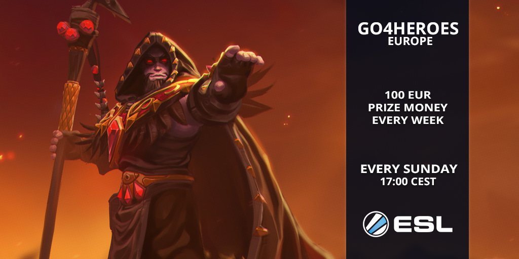 ESLHeroes's tweet photo. Gather your team, the next #Go4Heroes Europe will be this Sunday at 17:00 CEST https://t.co/DrcWtKPtuX https://t.co/EMuNNw9eym