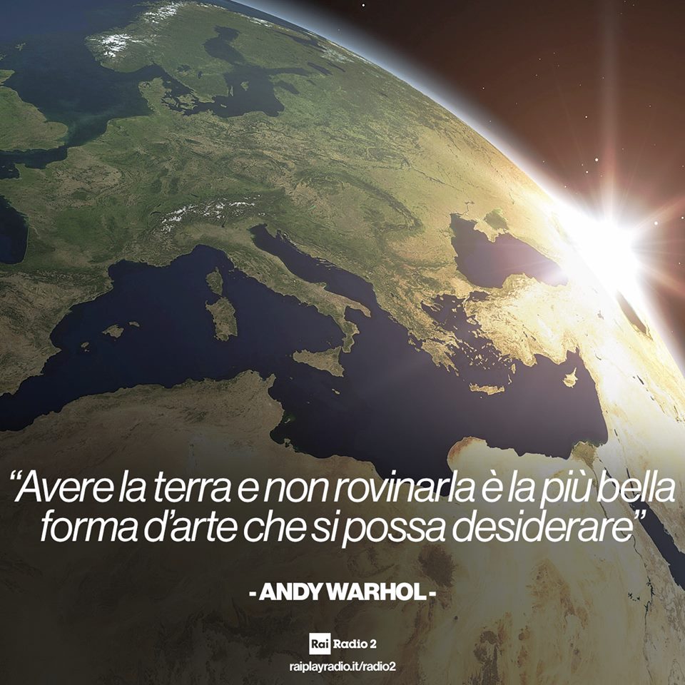 RaiRadio2's tweet photo. Oggi è l'#EarthDay! Celebra con noi l'ambiente e il pianeta Terra ❤️🌍 https://t.co/PVwHw1x7bH