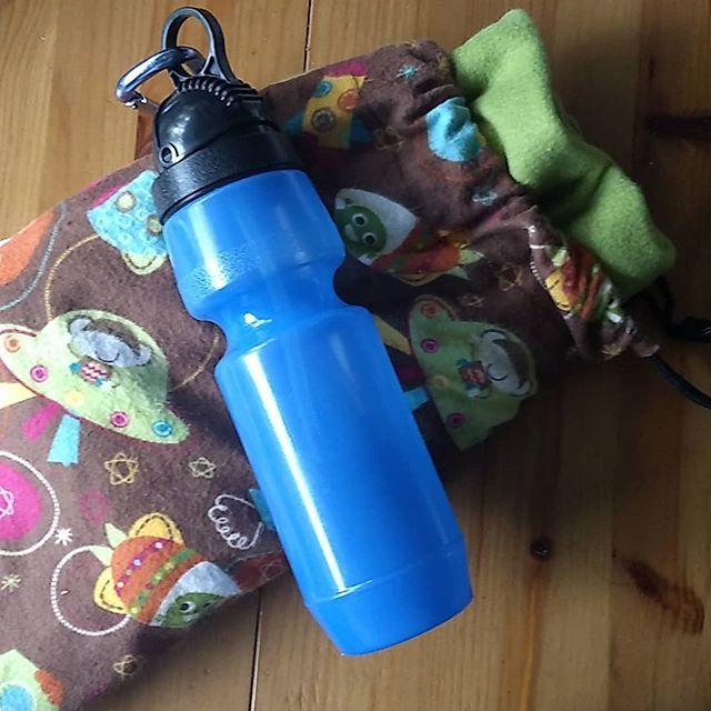 ChefJoAnna's tweet photo. I made this #reusable insulated bag for my #berkeywaterfilter bottle, so I can carry cool filtered water. #monkeys #spaceships #reusablebag cc: @_infomiss https://t.co/wsspJdYLZX https://t.co/eSNnxPLOD0