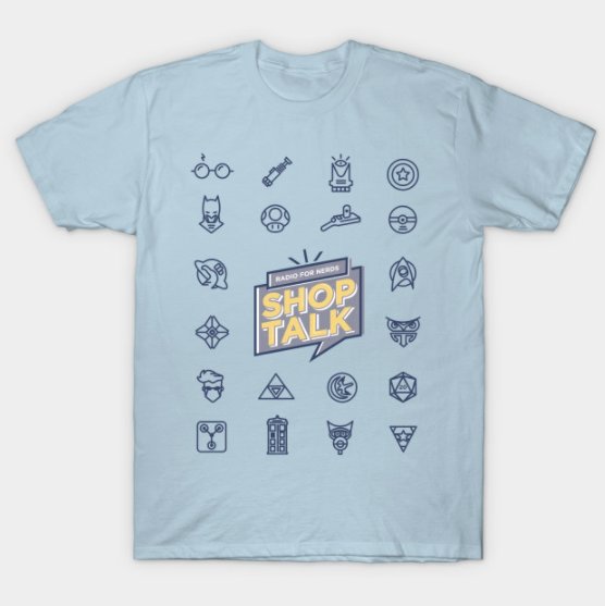 What’s that? Shop Talk gear is on sale until midnight? <a href="/designbystasia/">Design by Stasia</a> making things happen!

Get on it -> teepublic.com/user/designbys…