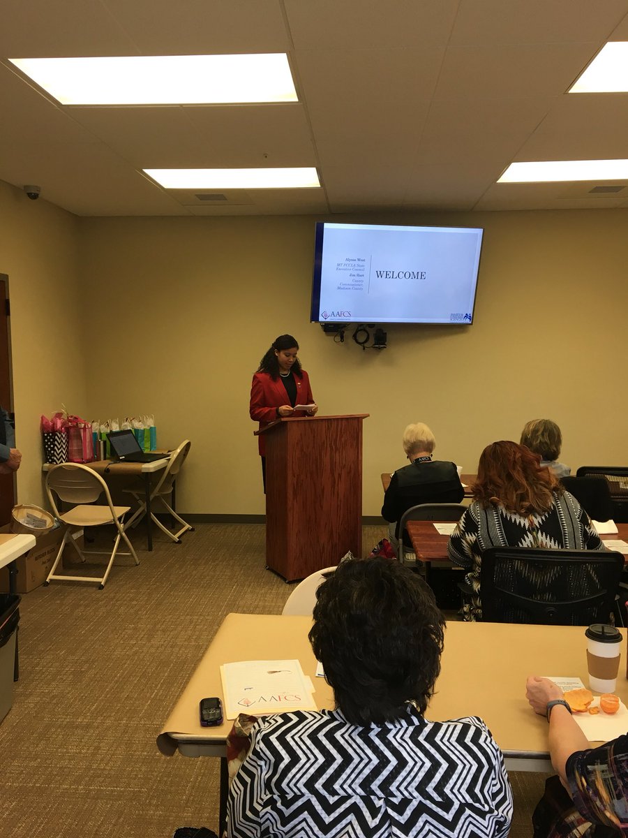 EHS student and MT state FCCLA officer opening the state MAFCS conference in the Madison Valley! Great job Alyssa! #FCS