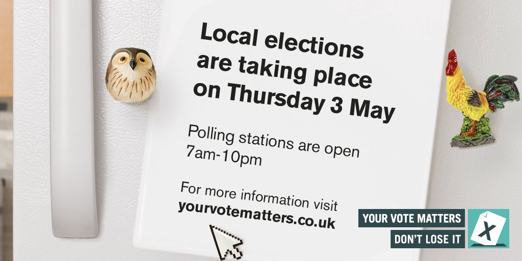 EnfieldCouncil's tweet image. Polling day for the #localelections is on 3 May. Polling stations are open from 7am to 10pm. For more info enter your postcode on bit.ly/2F0xpmx #MyVoteEnfield