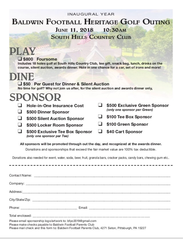 PerfettiMegan's tweet photo. Hope to see you at the golf outing supporting the BW Football Team. 
@bw_highlander https://t.co/CZi0HXF77a