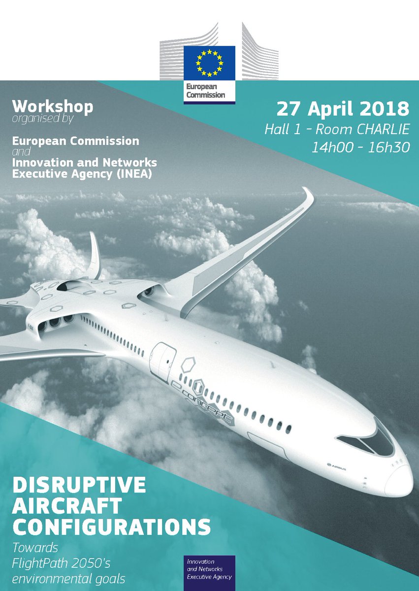 cinea_eu's tweet photo. Only 5 days to go until #ILA2018 in Berlin - the aerospace world's meeting point from 25 to 29 April. We'll be happy to welcome you at the 🇪🇺stand and at our Disruptive Aircraft Configurations workshop on 27 April, 14h. Full agenda: https://t.co/s4lzoU8GOx ✈️ https://t.co/BUNrWYe8R9