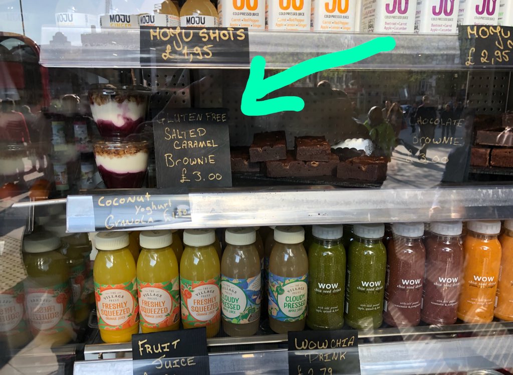 GF_Mapper's tweet image. Sneaked in there - #glutenfree salted caramel #brownies. Excited to try these out @leavetheherd ☀️ ☕️ 🍫