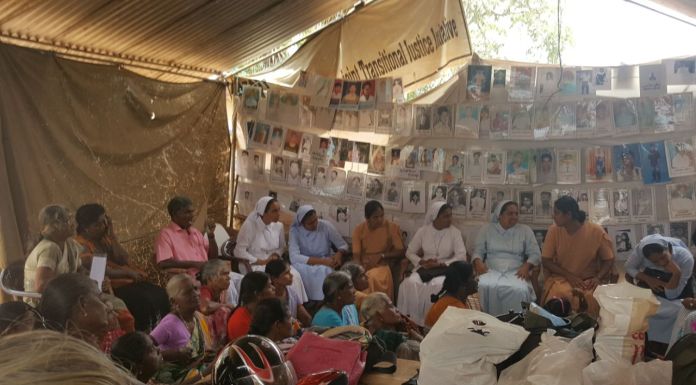 garikaalan's tweet photo. 30th year commemoration events remembering #Annai #Poopathy were observed across N&amp;E today by public &amp; civil society;mothers of #DisappearedSL in #Mullaithivu marked the ceremony at their protesting site. #WeRememberYou https://t.co/Al1tqk9CgN