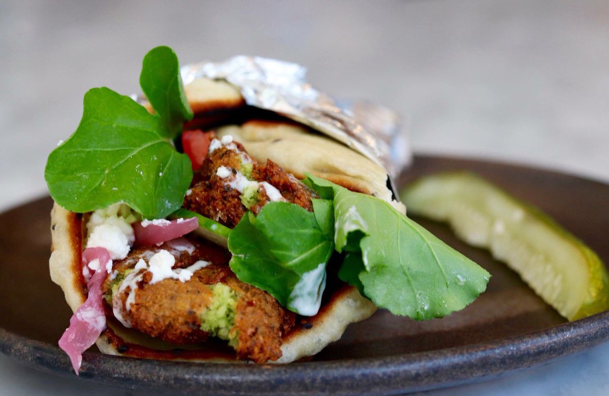 Falafel pita anyone? Just a friendly reminder, we are open for lunch every Thursday &amp; Friday 11:30AM-2PM