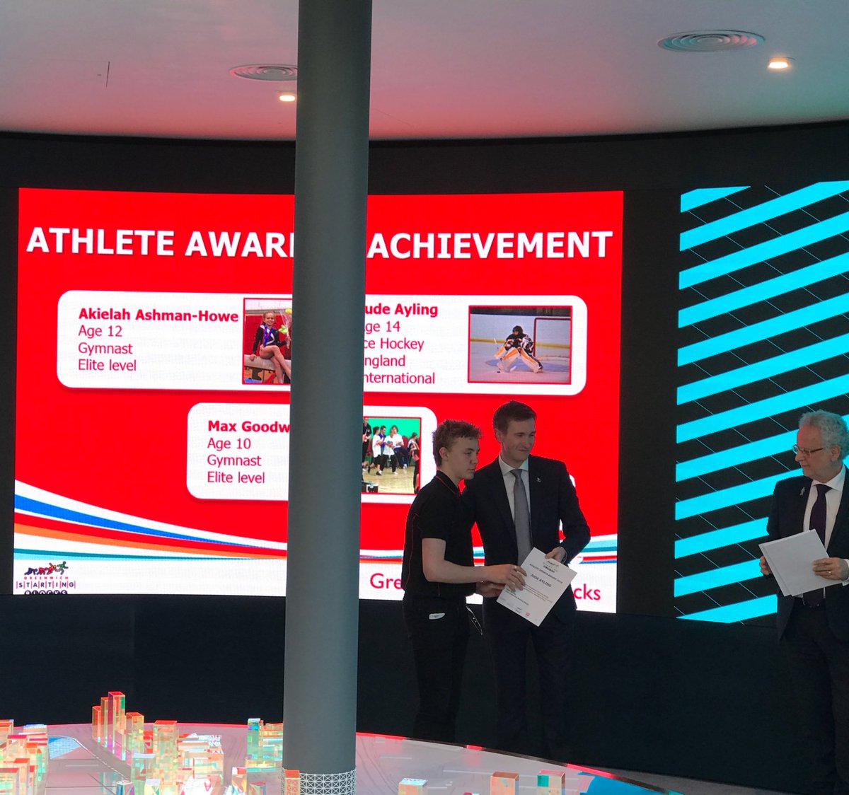 Aylingpat's tweet photo. Thanks again for a fantastic awards evening and @gllsf for your continued support on Jude’s athlete journey. https://t.co/wMehOTU5ae