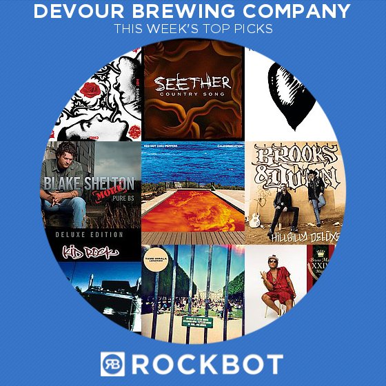 This Week's Top <a href="/GetRockbot/">Rockbot</a> Picks at devour brewing company : rockbot.com/venues/devour-…