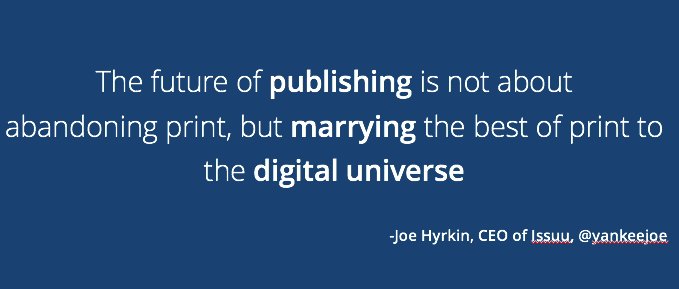 yankeejoe's tweet photo. Thank  you @MrMagazine and @MeekJournalism for including #Issuu in the #micact8; #YourBrainOnDigital.  It was a great gathering w/ the likes of @fippceo @mpamagmedia @BoSacks and so many others, especially the next generation of #journalists;  #StudentJournalism https://t.co/kBJntcn12x
