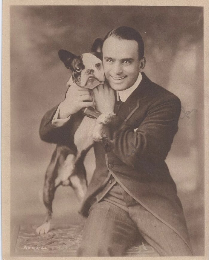 1915 #DouglasFairbanks and friend, his star starting to rise over #Hollywood and America’s sweetheart