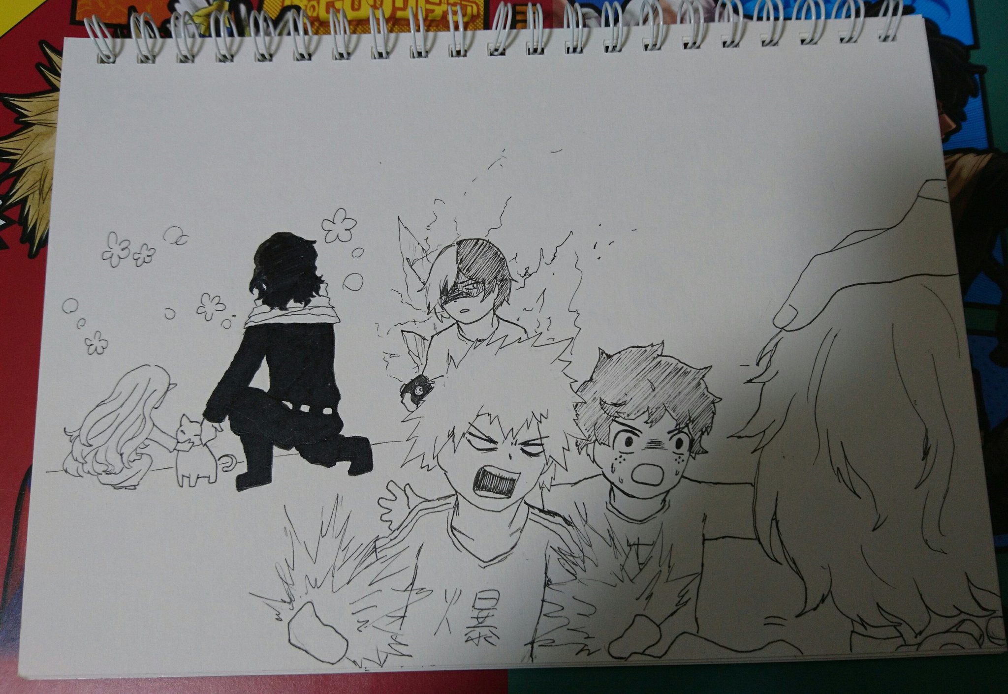 Twitter 上的 千年 自分時空のヒロアカ 相澤先生愛され 相澤先生親衛隊1ｰa Usj事件後クラスまるっと加入済 峰田除く 俺の主食は爆相 出相 轟相あと弔相 そして何となく描いた壊 Amp 相な楽園を弔から守るスリートップの図 T Co 25e7pomhl1 Twitter