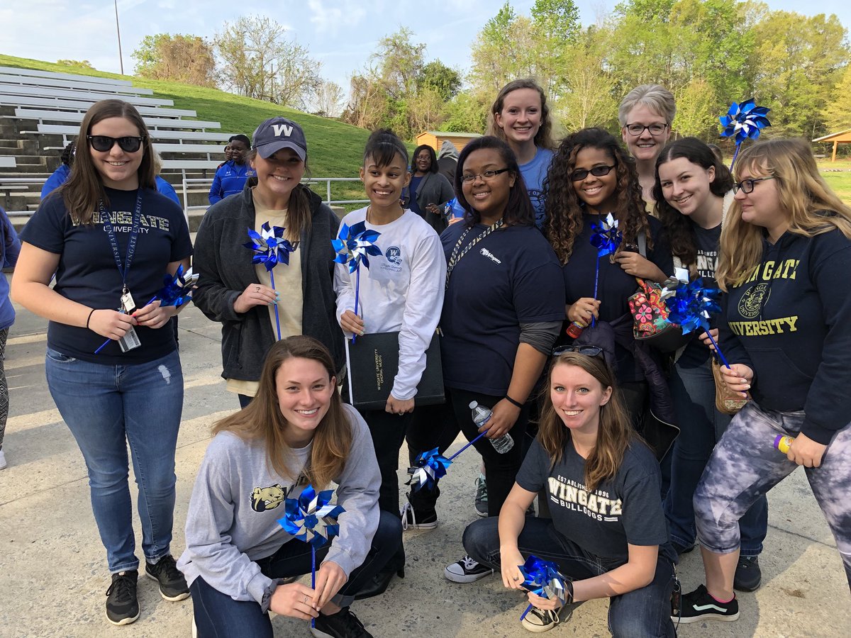 Wingate_Music's tweet photo. Last weekend, the Wingate University Women’s Choir sang at the @turningpointuc Awareness Walk, and event designed to support to support victims of domestic abuse. We would like to thank Turning Point for all they do in the Union Country area! #WingateMusic #OneDog https://t.co/h8lIvbFPBg