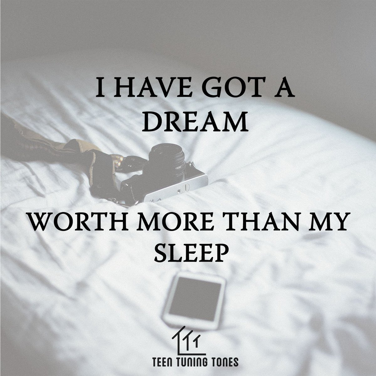 TeenTuningTones's tweet photo. "I have got a dream worth more than my sleep"
#dreams #sleeplessnights #goals #passion #entrepreneurquotes #entrepreneurlife #entrepreneur #hustler #hustle #teentuningtones #tetuto #mindset #hardwork #hardworkpaysoff #ambition #youcandoit #nevergiveup #lifegoals #followyourdreams https://t.co/p4LOfmILr7