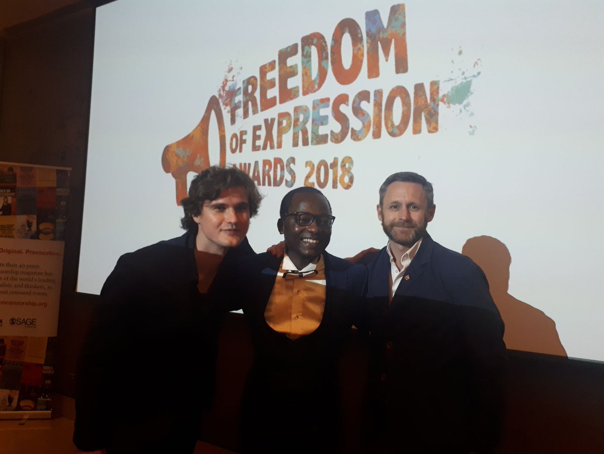 RNW_Media's tweet photo. Our team is in London to celebrate winning #digital activism award at #IndexAwards2018 with @muyembe &amp; @habariRDC https://t.co/TcDcKJrAwq