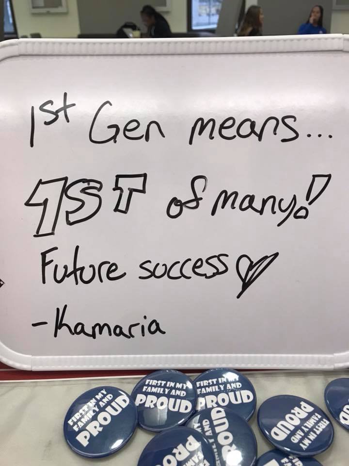 auCDI's tweet photo. Kamaria's paving the way! #FirstGenForever https://t.co/JKxGhqBnPu