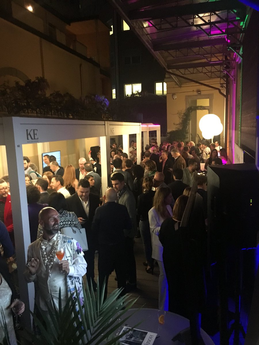 The Order of Colors Party is in full swing with @_HomeItalia_