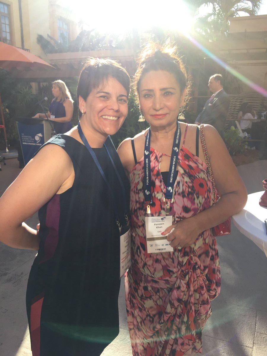 AspInc's tweet photo. Good times with Elyas and Sara @AmericasForum, next catch-up Montreal June 2018 https://t.co/MXo6vBr8Pi
