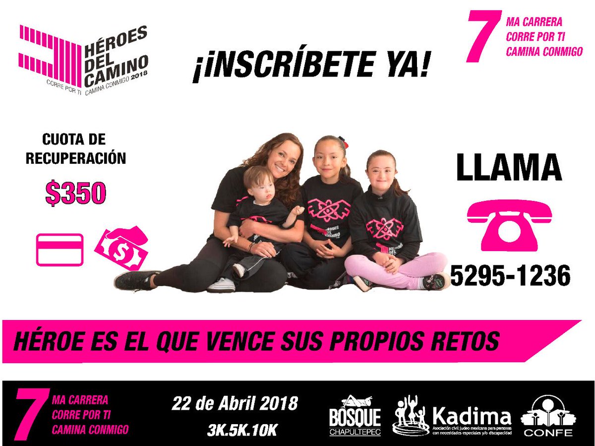 JoseCFarrera's tweet photo. ya estoy listo para disfrutar un domingo diferente y tu ya te inscribiste? #kadimaac #confeac #heroesdelcamino #correporticaminaconmigo https://t.co/A5tlGTDSFN