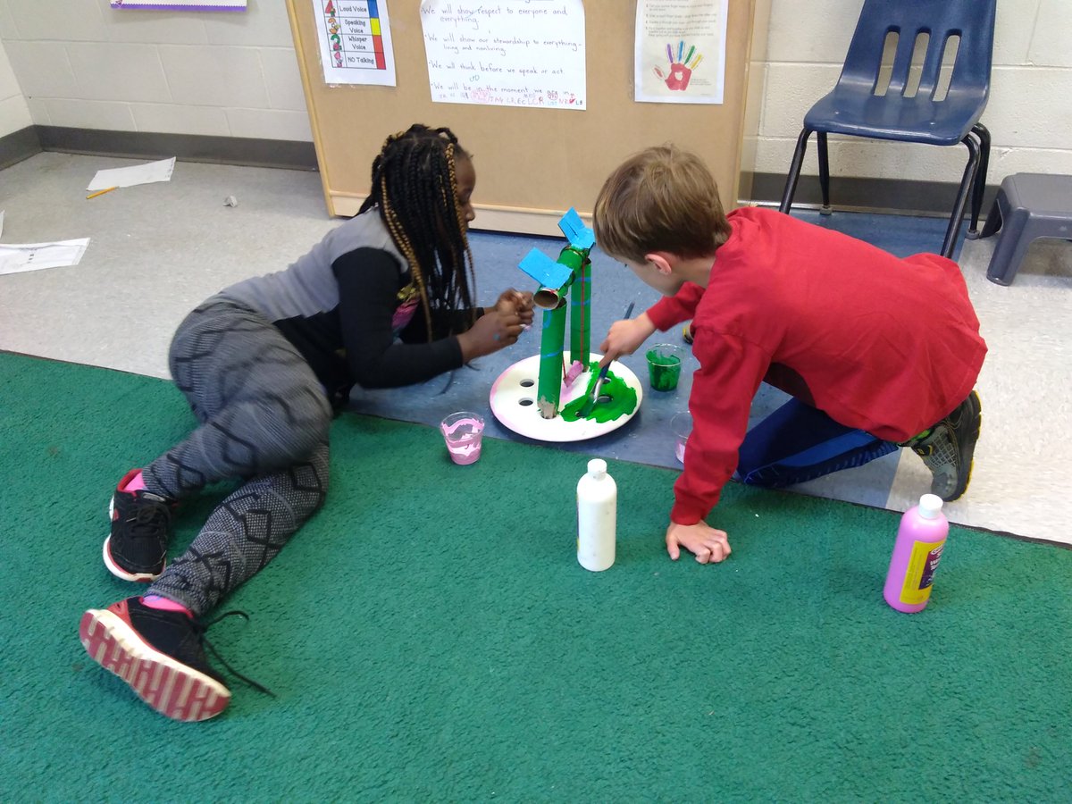 FSAtl's tweet photo. How do you conserve energy?

The preschoolers take the stairs, the Pre-K/Kindergarten class wrote books about turning off the lights, second grade is prototyping alternative energy and eighth graders made their own batteries. More coming tomorrow at our #EarthDay celebration! https://t.co/NsgKM7nadS
