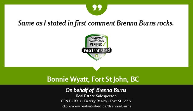 FSJRealtor's tweet image. There’s nothing like a happy client, is there?  realsatisfied.ca/Brenna-Burns via @realsatisfied
