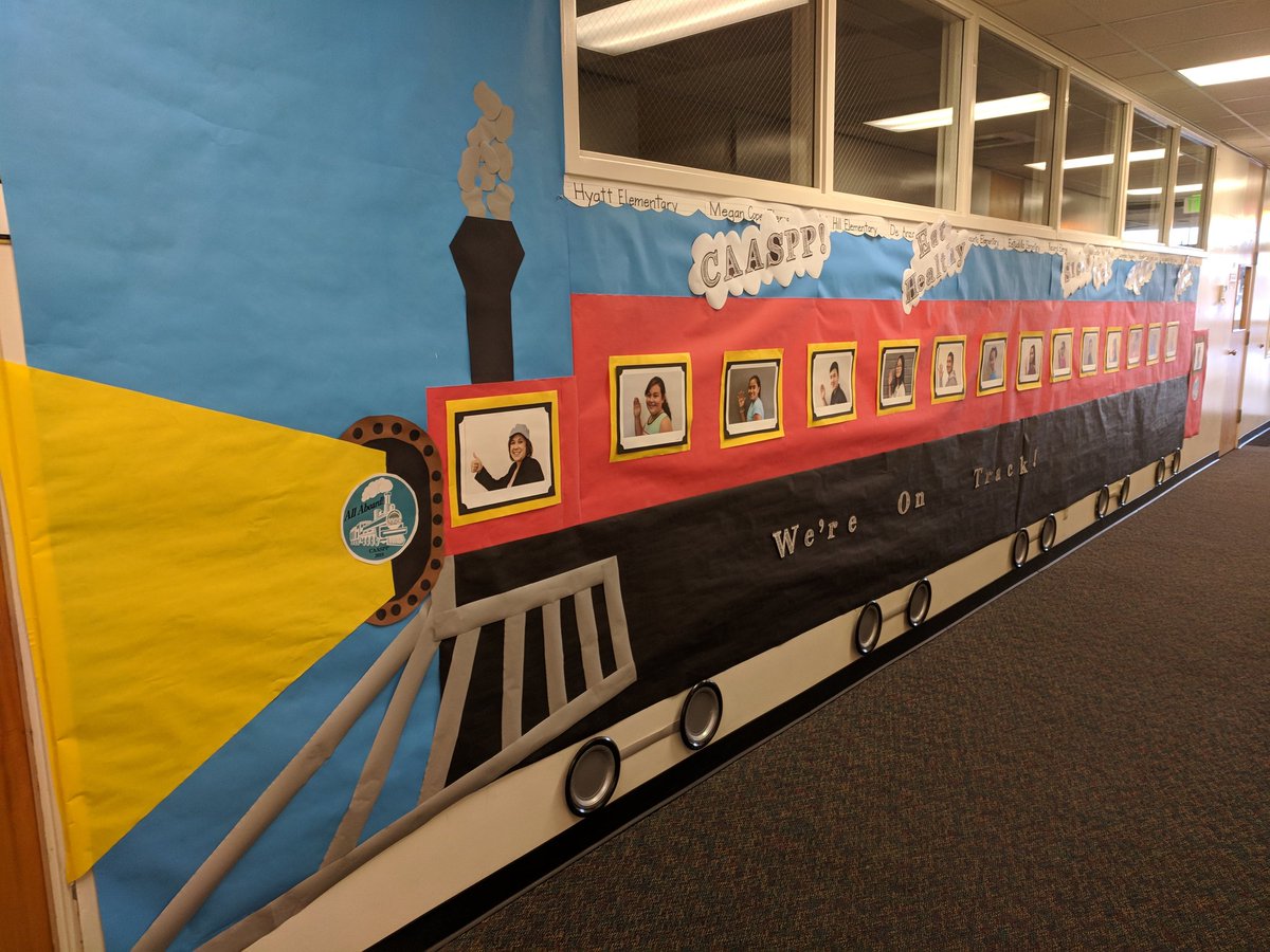 SjusdAssessment's tweet photo. The CASSPP Train has made it to SJUSD Grand Central Station! #ALLABOARD #CAASPPREADY https://t.co/jLfiPQPPhP